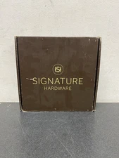 Signature Hardware 449720 8" Modern Round Rain Shower Head, Brushed Nickel, 1.8