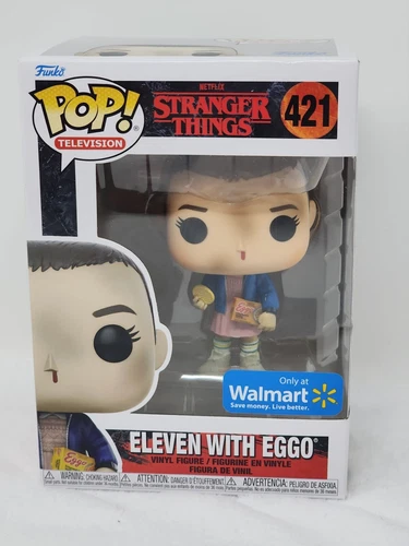 Stranger Things Eleven Funko Pop with Eggos No 421 Vinyl Figure Figurine