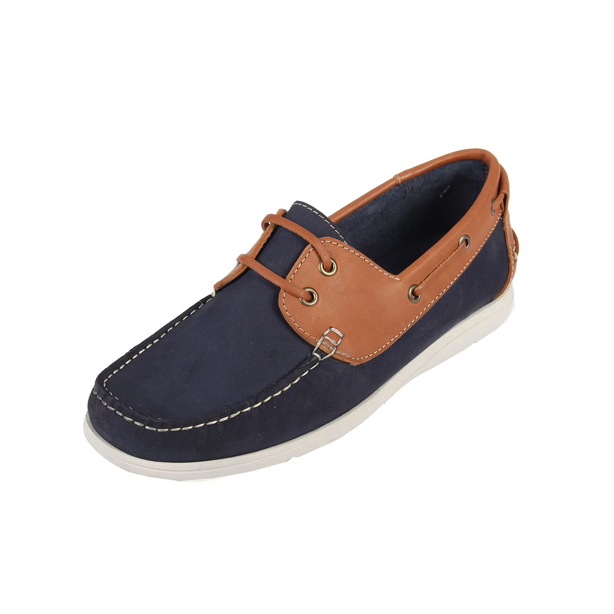 SoftWalk Ramsey Blue Mens Casual Comfort Shoes size 41 UK 7
