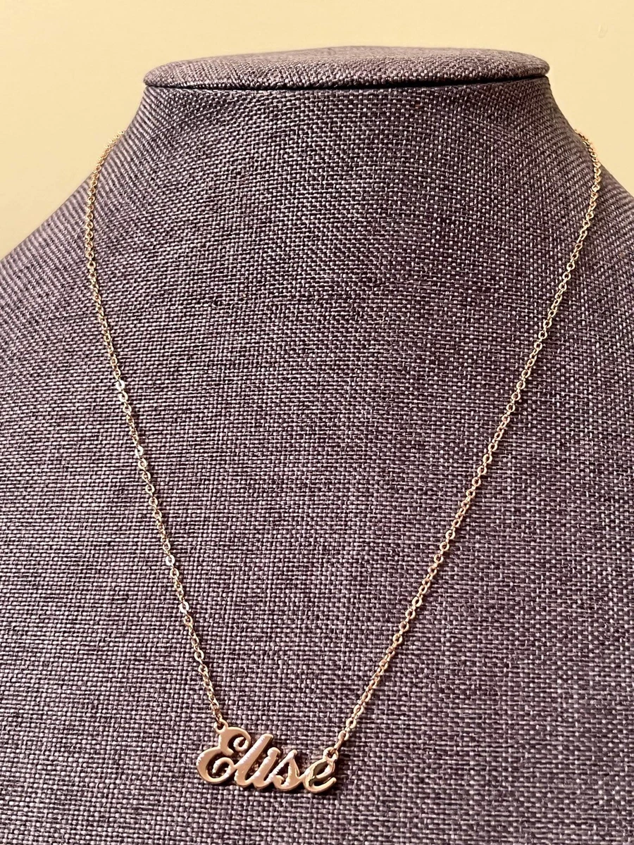 Name necklace hotsell ebay