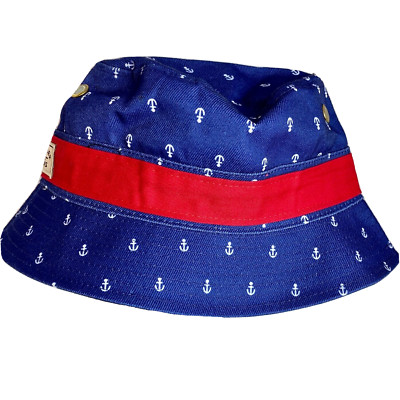 Cayler and Sons Sailor Bucket Hat Size Medium 21'' (54cm) Navy Boat Vacation Sun