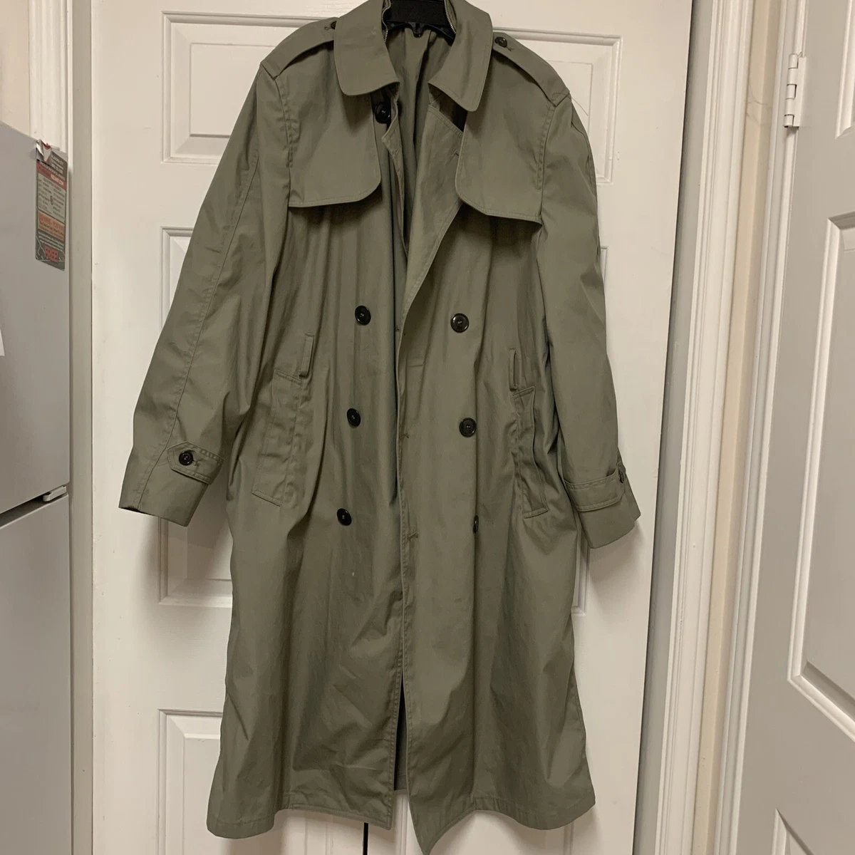 Defense logistics clearance agency trench coat