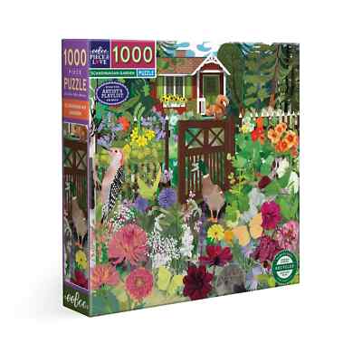 Scandinavian Garden 1000 Piece Jigsaw Puzzle eeBoo New
