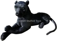 Panther Sot Toy Plush Toy 160cm Realistic Stuffed Animal Black Giant Extra Large