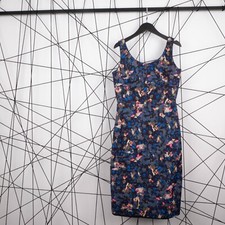ERDEM Women's Floral Sleeveless Summer Tank Bodycon Sun Dress Size 6 M