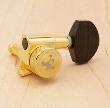 Tone Ninja Rosewood Large Tuner Buttons (6) fits Tone Ninja, Kluson Diecast