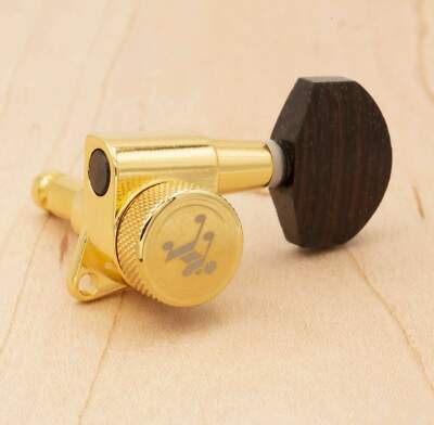 Tone Ninja Rosewood Large Tuner Buttons (6) fits Tone Ninja, Kluson Diecast