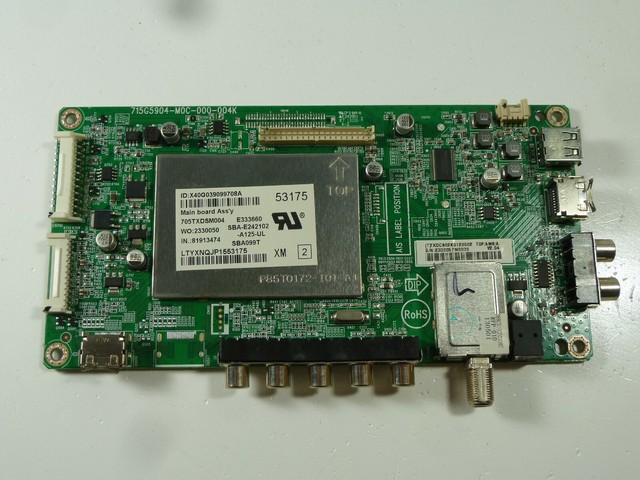 Vizio E390-A1 Main Board TXDCB02K012 | eBay