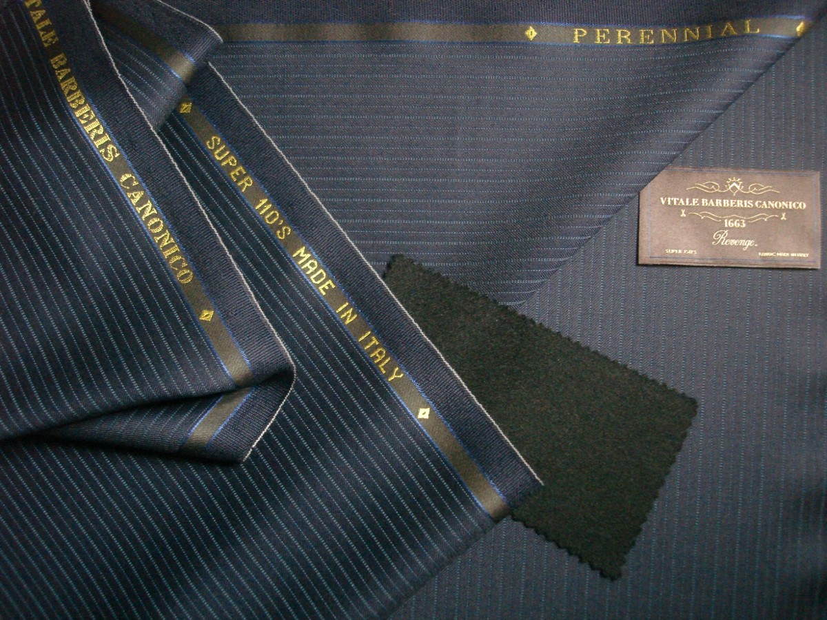 【CANONICO】THE SUIT COMPANY スーツ　Super’110 Vitale Barberis Canonico SUPER 110'S WOOL SUITING FABRIC