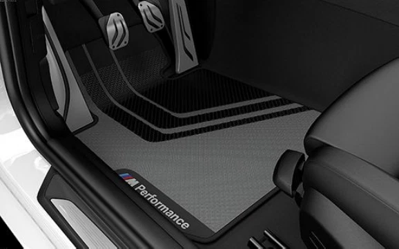 BMW New Genuine M Performance Front Floor Mats Set 1 & 2 Series 