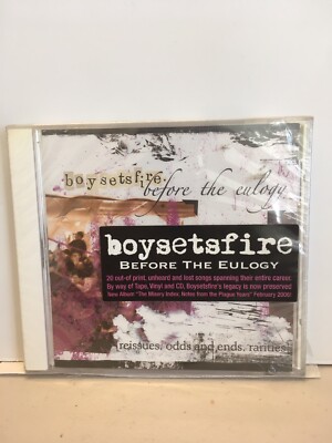 Boy Sets Fire - Before the Eulogy [CD] New Sealed Free Shipping
