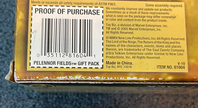 Lord of the Rings LOTR Return of the King Pelennor fields gift