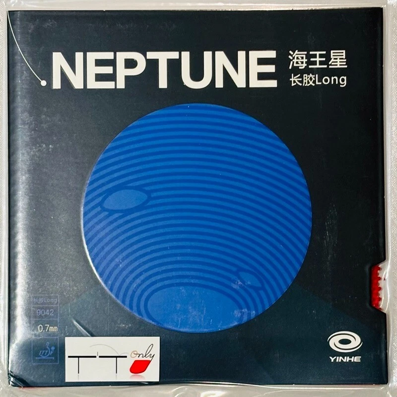 Yinhe Pips Long Table Tennis Ping Pong Rubber Neptune 0.7mm Black