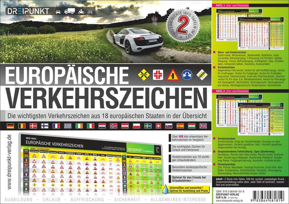 Thumbnail - Europäische Verkehrszeichen Michael Schulze Taschenbuch 4 S. Deutsch