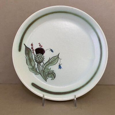 Buchan Portobello Scotland Thistleware 8 1/8'' Salad Plate - Oven Proof ~ 289-8