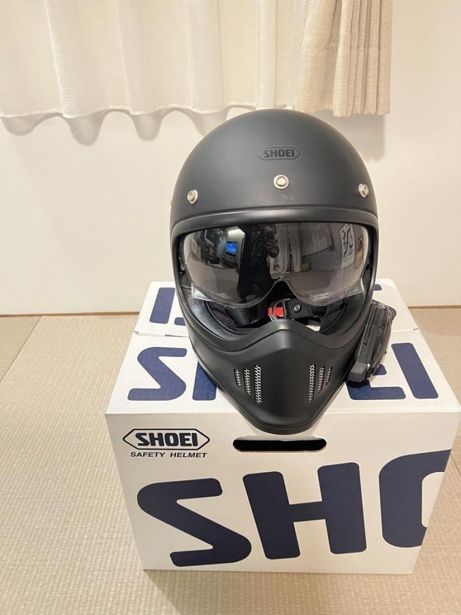 SHOEI EX-ZERO Matt BlackHelmet Motorcycle FullFace Size:M SHOEI EX-ZERO Matt BlackHelmet Motorcycle FullFace Size:M
