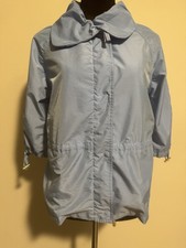 Euc Lilly & Van Blue Zip Up Anorak Jacket Size Xs