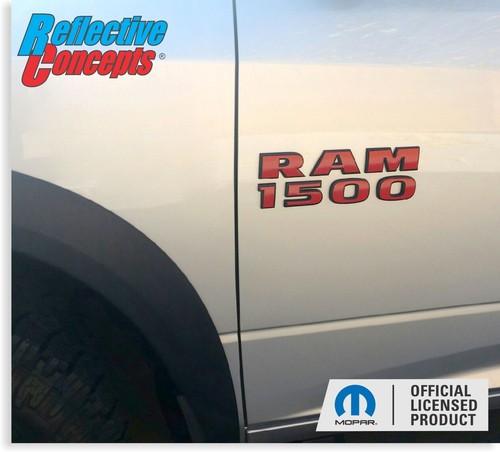 RAM 1500 Door Badge Overlay Decals for 2015-2018 Ram Rebel - Picture 13 of 101