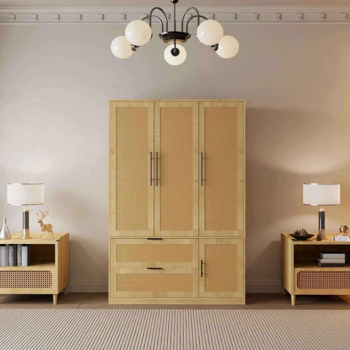 Rattan wardrobe ebay deals