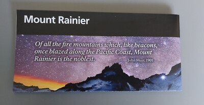 Nationalpark-Broschüre / Flyer USA NP Mount Rainier National Park, Washington