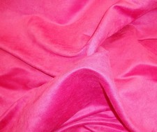 Suede Fuchsia Micro Faux polyester Fabric by the yard 60" Wide BTY