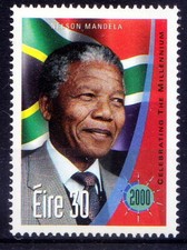 Ireland 1999 MNH, Millennium, Mandela, Nobel Peace, Flag 