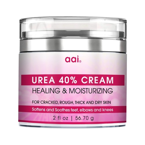 Urea 40% Cream For Feet plus Moisturizing Gel for Dry Skin Fo 2% Salicylic Acid - Picture 2 of 4