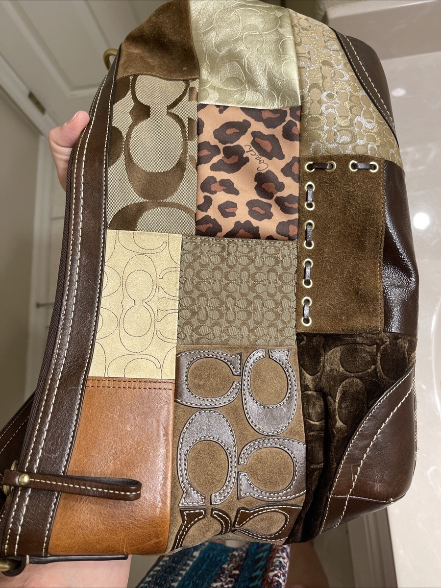 COACH PATCHWORK HANDBAG F0893-F12842 | eBay