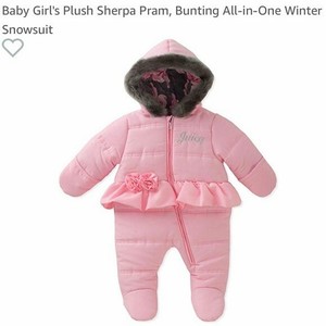 juicy couture baby snowsuit