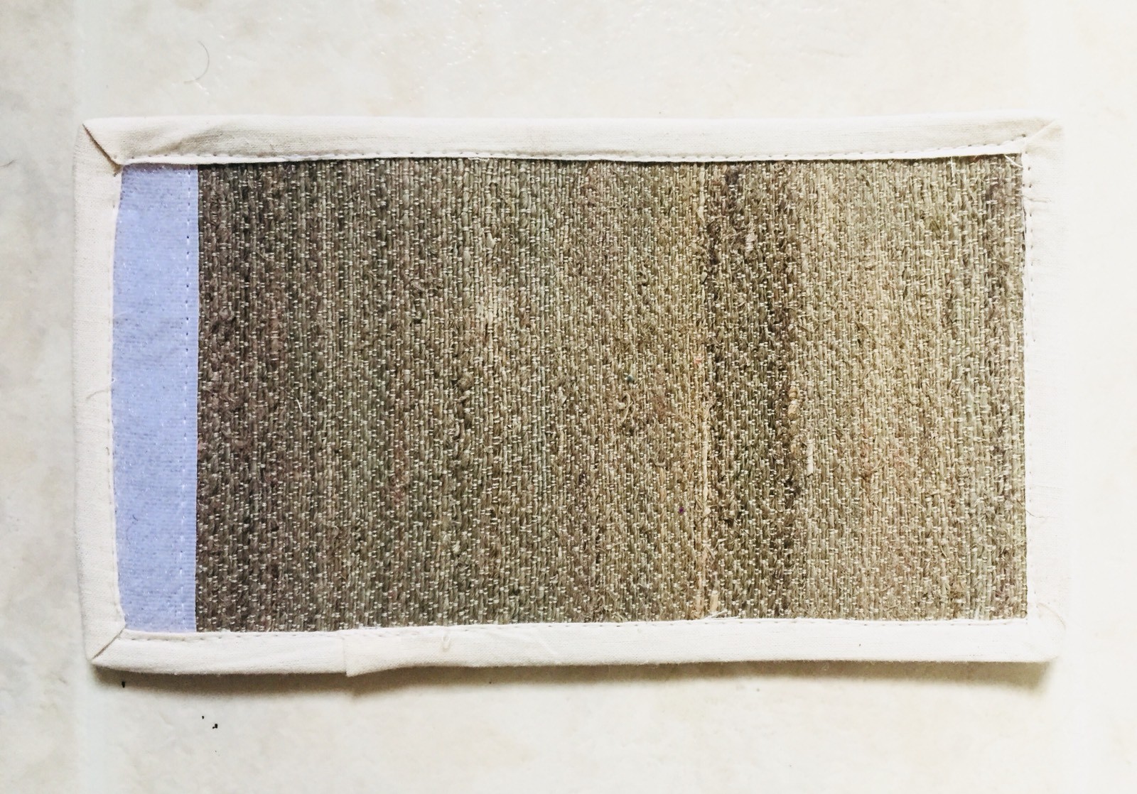 Hemp Wallet - Tri Fold, Durable (olive color) | FREE SHIPPING