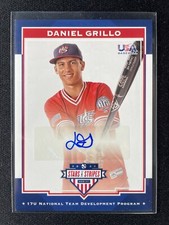 2017 Panini USA Stars & Stripes Daniel Grillo Autograph Black #356/399!!!