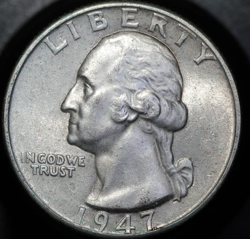 1947 D Washington Quarter Ch BU