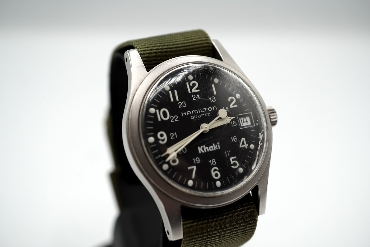 【90’s ヴィンテージ】 ハミルトン カーキ クオーツ 9797 Vintage Early 90s Hamilton Khaki Field 9797 Quartz Watch | eBay