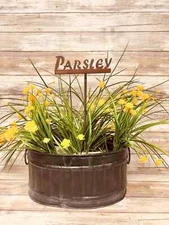 Parsley Herb Garden Marker Plant Stake