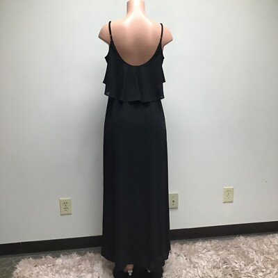 show me your mumu black bridesmaid dresses Womens Ruffle Maxi Dress Sleeveless Small Comes with a detachable sash making this dress a chic choice for a modern bridesmaid and super re Show Me Your Mumu Chicago