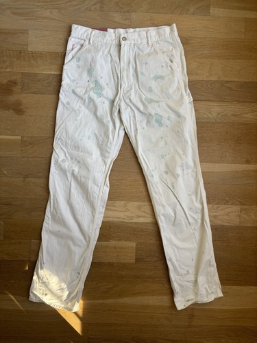 Acne Studios - Paint-Splattered Cotton-Twill Trousers