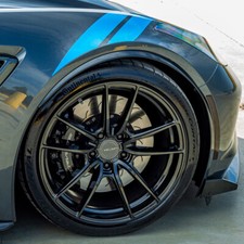 1920 Velgen Vf5 Black Forged Wheels Michelin Tires Fits Corvette Grand Sport 1920 Velgen Vf5 Black Forged Wheels Michelin Tires Fits Corvette Grand Sport