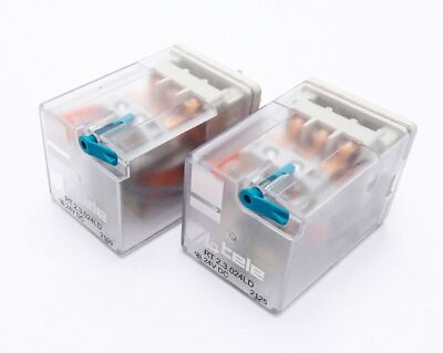 2x Tele RT 2.3.024LD R15WT 3PDT RT2.3.024LD R15WT3PDT Relais -used-