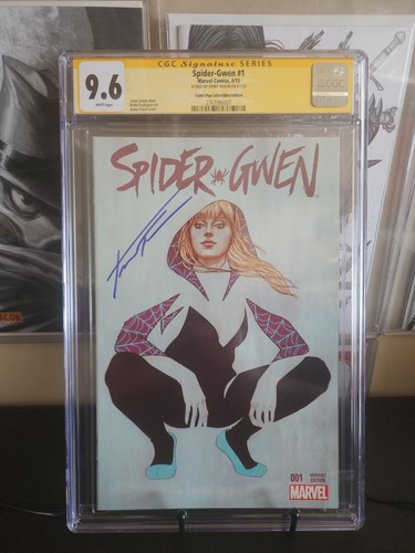 Spider-Gwen # 1 Comic Pop Collectibles Variant Jenny Frison Cover CGC 9.6 2015