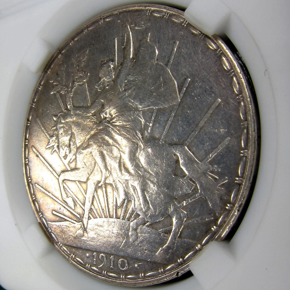 Peso de plata Caballito de México 1910 ✪Moneda mexicana rara XF genuina pccb sin graduar✪ Foto 3 de 4