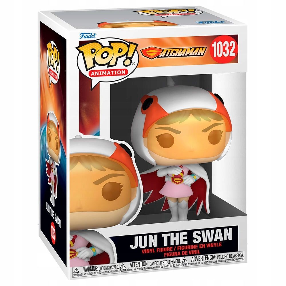 Funko Pop Gatchaman 1032 Jun Cisne Figura Coleccionista 10cm Vinilo Licencia