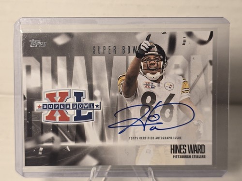 Hines Ward #SBCS-HW 2026 Topps Flagship Super Bowl Champion Signature card
