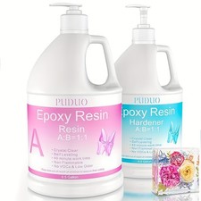 1 gallon Professional Epoxy Resin Kit- Crystal Clear,