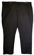 Weatherproof Men's Travel Pants NWT 40x30 Gray Cotton Blend Flexibile Waistband 