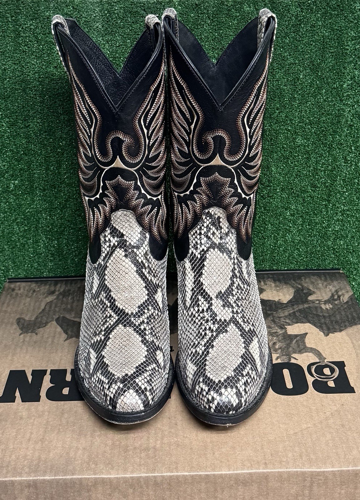 Ariat Slick Python Cowboy Boots 11EE - image 1