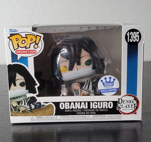 🔥Funko Pop! Demon Slayer: Obanai Iguro #1395 Rare Funko Shop Exc. W/Protector🔥
