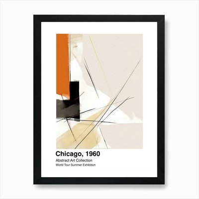 Weltreise Ausstellung, Abstrakte Kunst Gerahmtes Wandbild Poster Leinwanddruck Bild