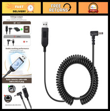 USB to DC3.5 Power Cable 8.2FT for Radar Detectors, 5V-12V Compatibility, Univer