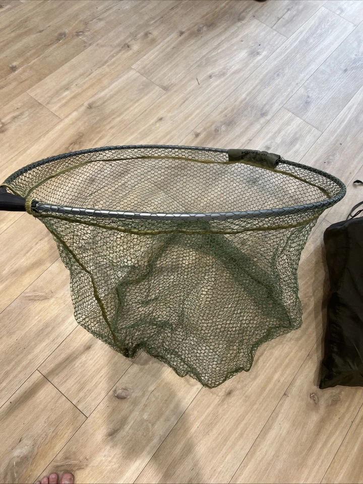 "Cuchara plegable Korum látex 30"" con mango de red de aterrizaje Leeda 2,5 m pesca de carpas" Foto 2 de 4