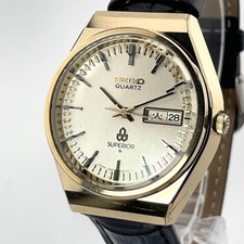 Seiko Superior Watch 4883 8001 Gold Stainless Steel Timepiece Vintage
